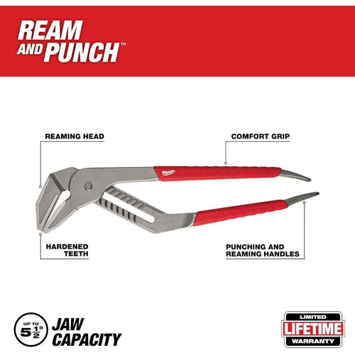 Milwaukee Tool 48-22-6320 20" Comfort Grip Straight-Jaw Pliers