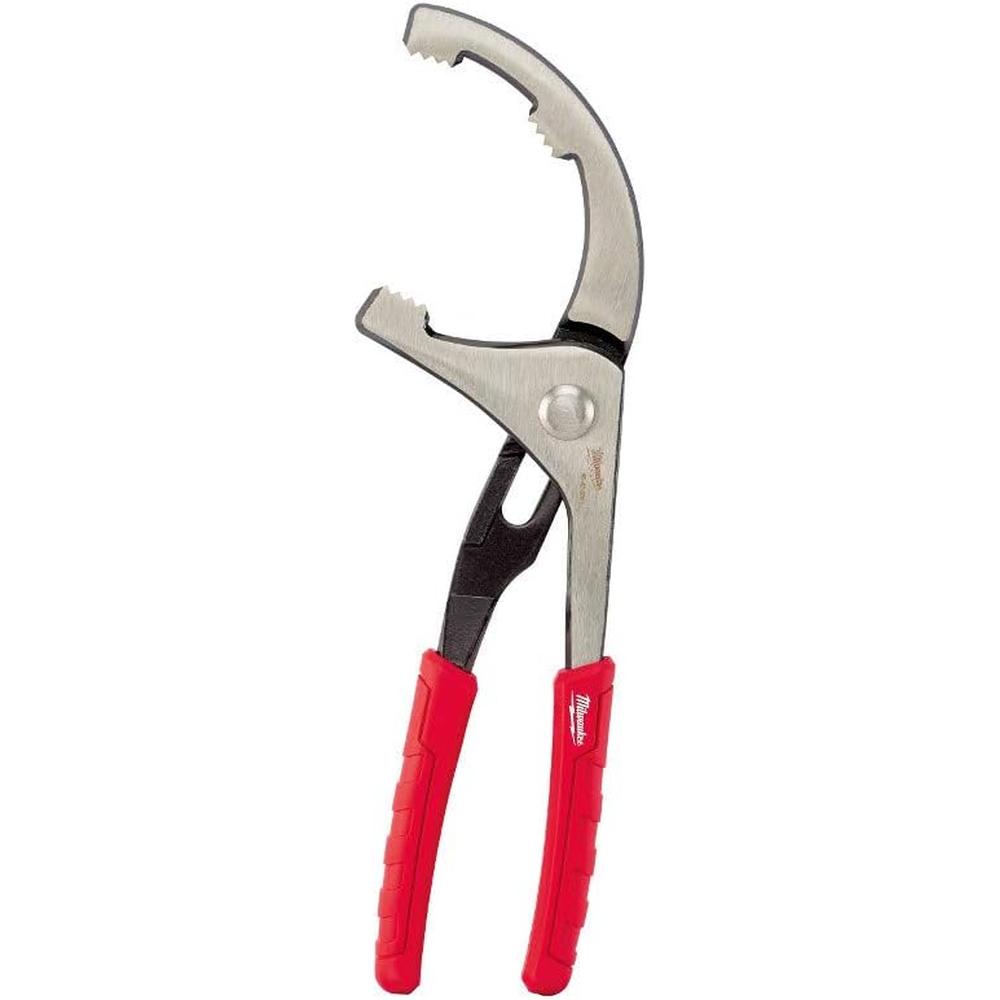 Milwaukee Tool 48-22-6321 9" Comfort Grip Pliers for Oil Filters and PVC Conduits & Fittings