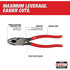 Milwaukee Tool 48-22-6500 9" High-Leverage Lineman's Pliers with Crimper
