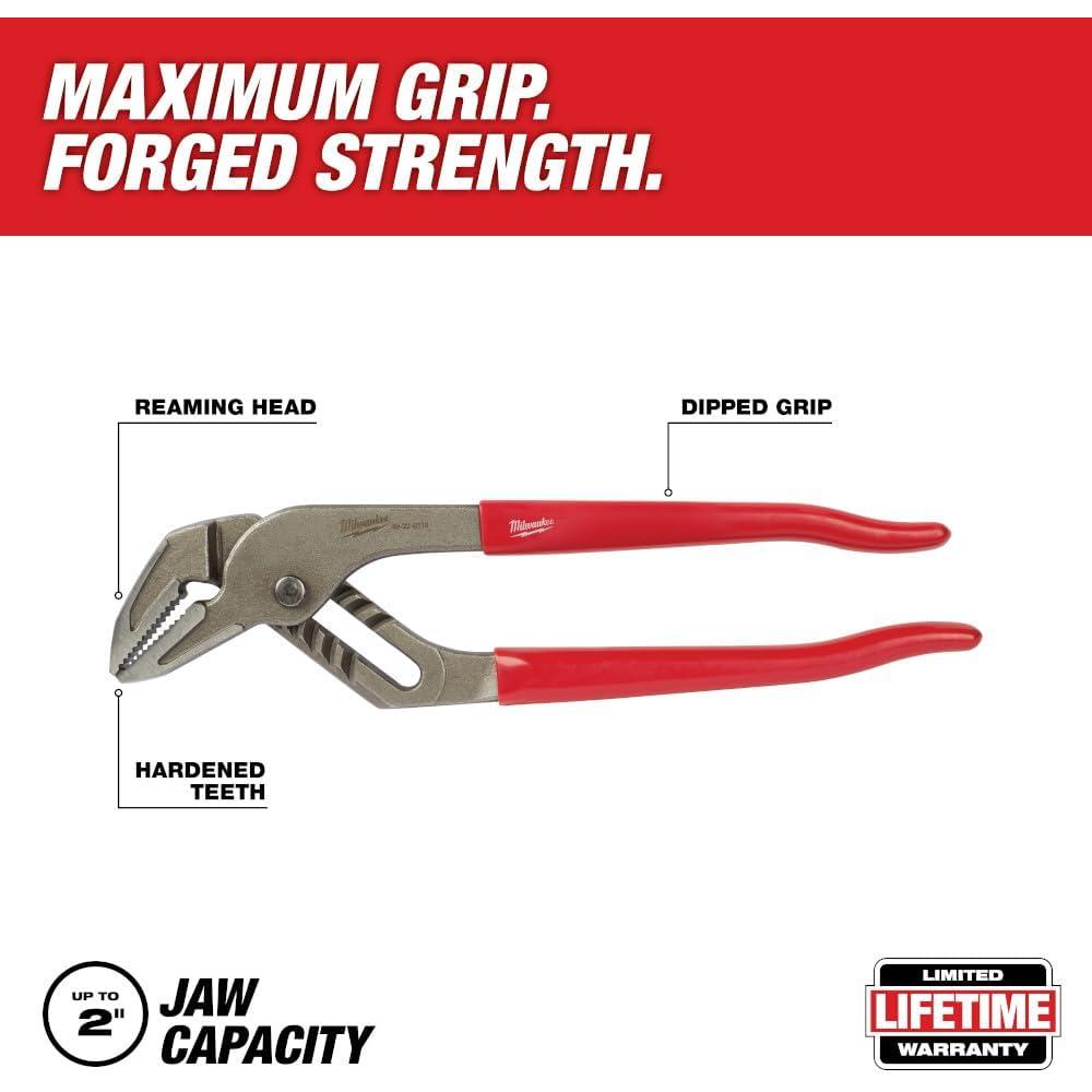 Milwaukee Tool 48-22-6510 10" Straight Jaw Pliers