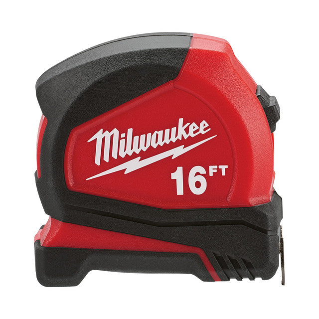 Milwaukee Tool 48-22-6616 16 ft. Compact Tape Measure - MPR Tools & Equipment