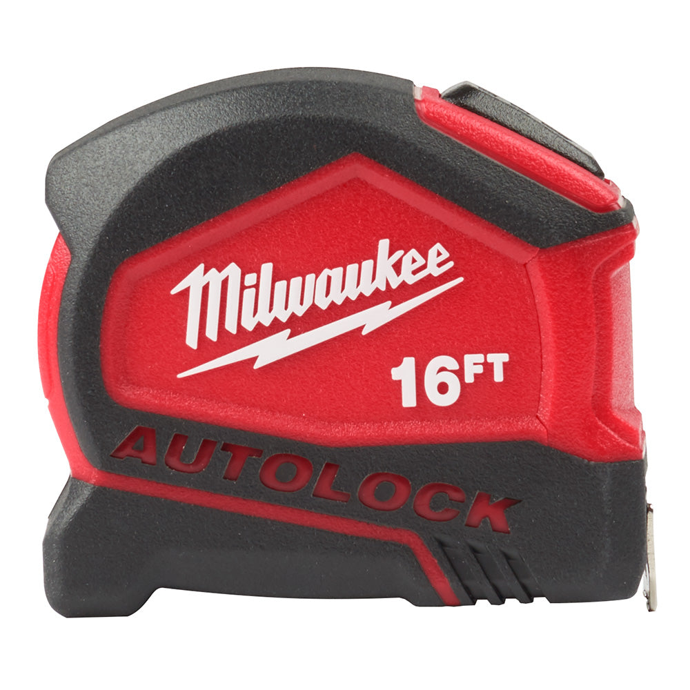 Milwaukee Tool 48-22-6816 16' COMPACT AUTOLOCK TAPE MEASURE