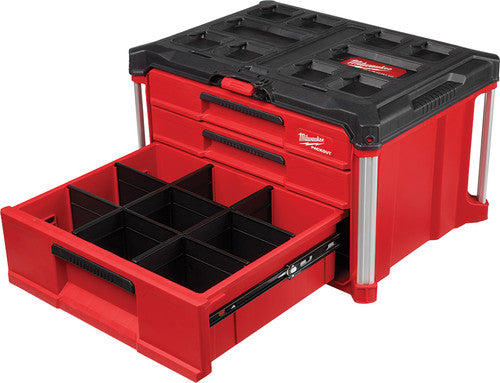 Milwaukee Tool 48-22-8447 Packout Multi-Depth 3-Drawer Tool Box - MPR Tools & Equipment