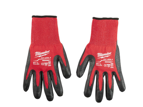 Milwaukee Tool 48-22-8932 (6) CUT 3 NITRILE GLOVES - L