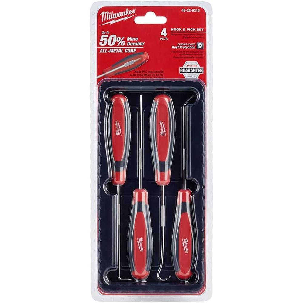 Milwaukee Tool 48-22-9215 4 pieces Hook and Pick Set
