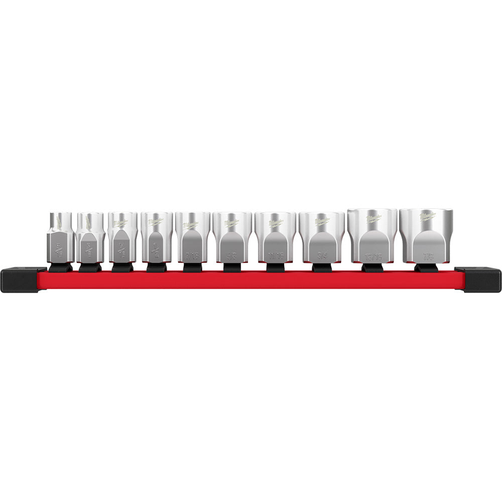 Milwaukee Tool 48-22-9403 10PC SOCKET SET - SAE