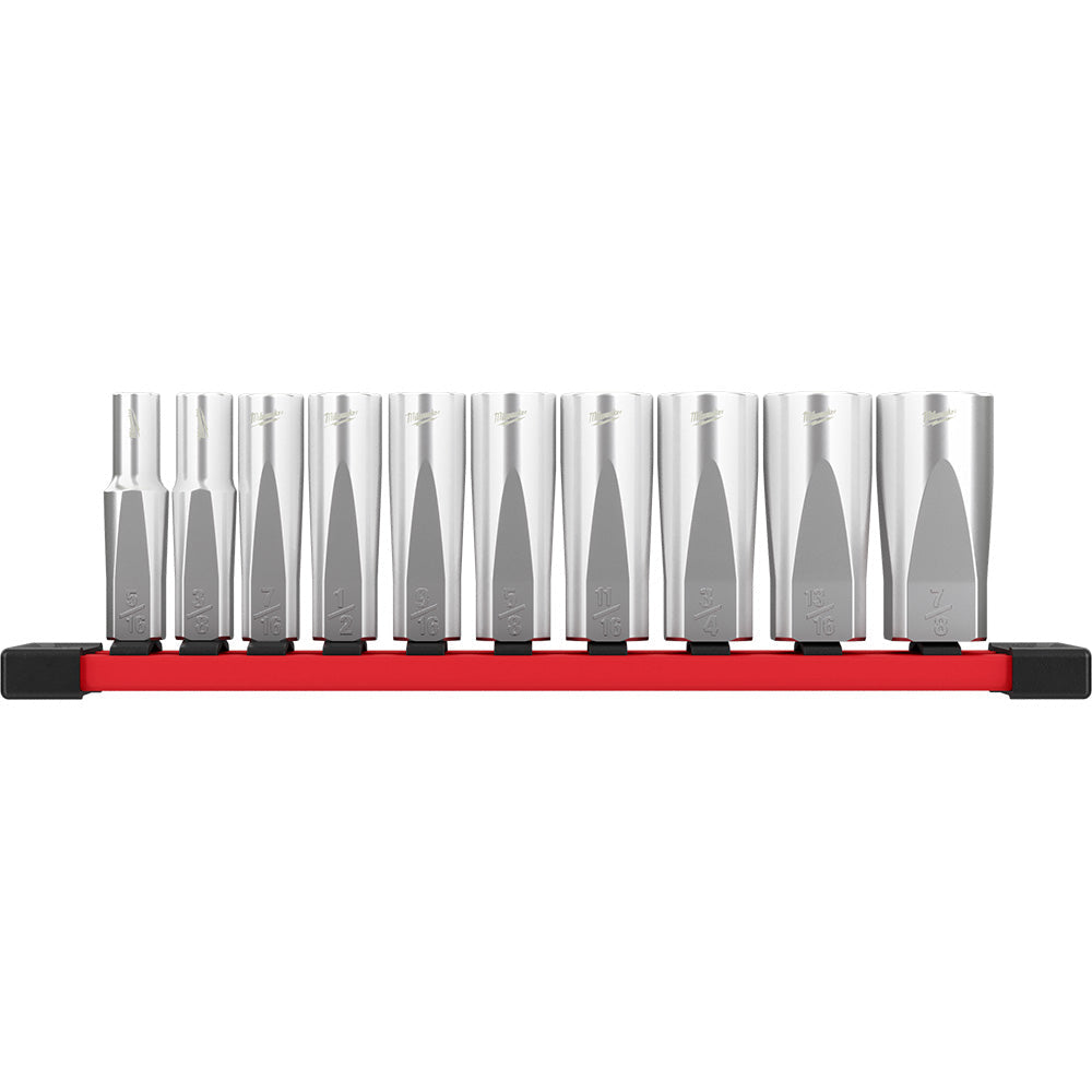 Milwaukee Tool 48-22-9405 10PC DEEP WELL SOCKET SET - SAE