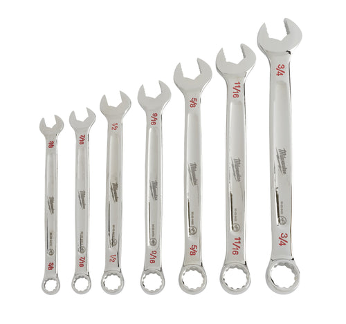 Milwaukee Tool 48-22-9407 7PC COMBINATION WRENCH KIT SAE
