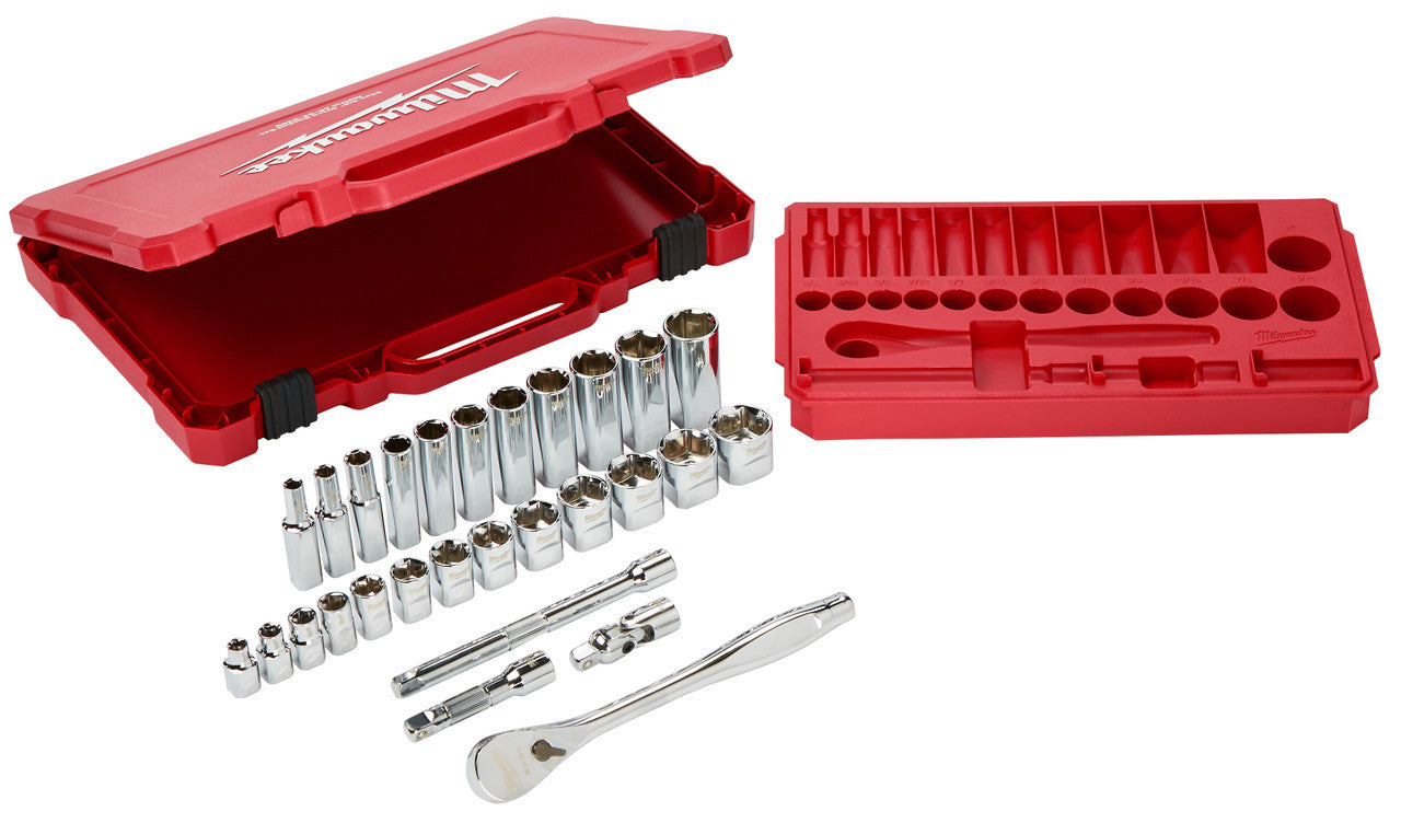 Milwaukee Tool 48-22-9408 3/8" DRIVE SAE SOCKET SET