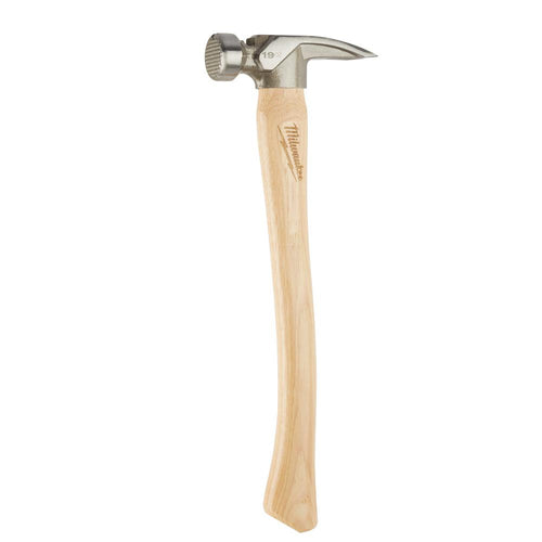Milwaukee Tool 48-22-9419 19OZ MILLED FACE HICKORY HAMMER