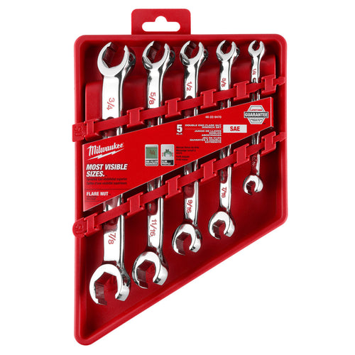 Milwaukee Tool 48-22-9470 5PC FLARE NUT SAE WRENCHES - MPR Tools & Equipment