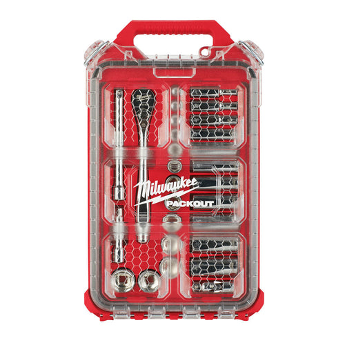 Milwaukee Tool 48-22-9481 3/8" - 28PC RTCHT/SCKT SET IN PKOUT