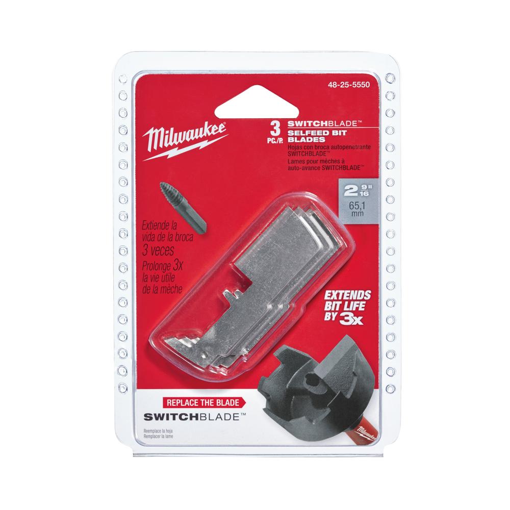 Milwaukee Tool 48-25-5550 2-9/16"SWITCHB SFB BLADE3PK