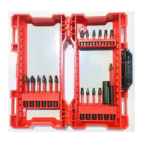 Milwaukee Tool 48-32-4018 18 pieces Milwaukee Shockwave_x0099_ Impact Duty_x0099_ Driver Bit Set - MPR Tools & Equipment