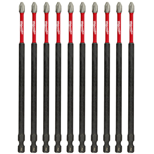 Milwaukee Tool 48-32-4207 6" POWER BIT PH2 10PK