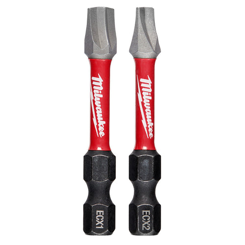 Milwaukee Tool 48-32-4443 2PC ECX 2" PWR BIT SET