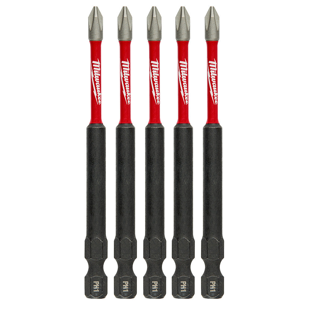 Milwaukee Tool 48-32-4565 (6) 5PK 3-1/2" PWR BIT PH1