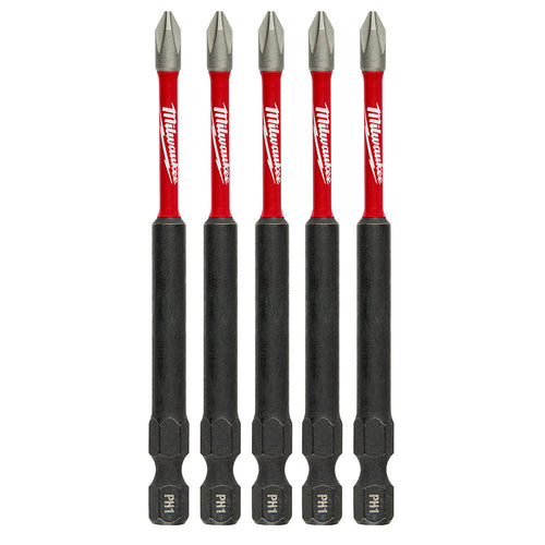 Milwaukee Tool 48-32-4565 (6) 5PK 3-1/2" PWR BIT PH1