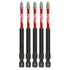 Milwaukee Tool 48-32-4565 (6) 5PK 3-1/2" PWR BIT PH1