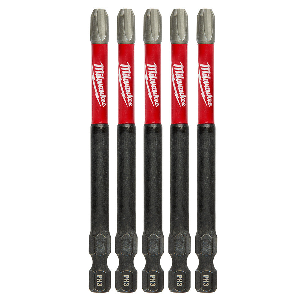 Milwaukee Tool 48-32-4566 (6) 5PK 3-1/2" PWR BIT PH3