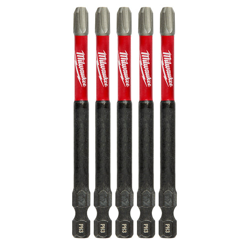 Milwaukee Tool 48-32-4566 (6) 5PK 3-1/2" PWR BIT PH3
