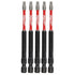 Milwaukee Tool 48-32-4577 (6) 5PK 3-1/2" PWR BIT T15