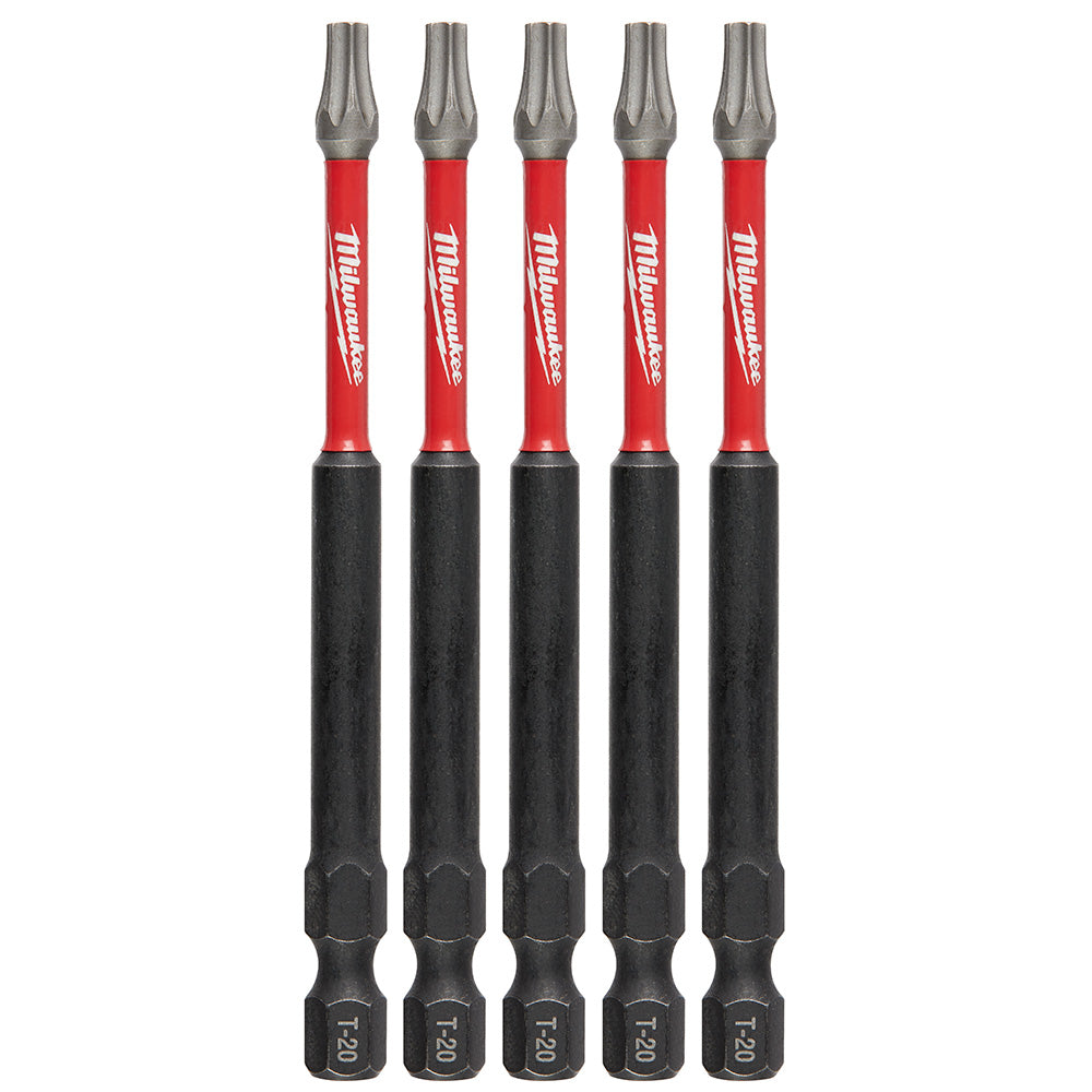 Milwaukee Tool 48-32-4578 (6) 5PK 3-1/2" PWR BIT T20