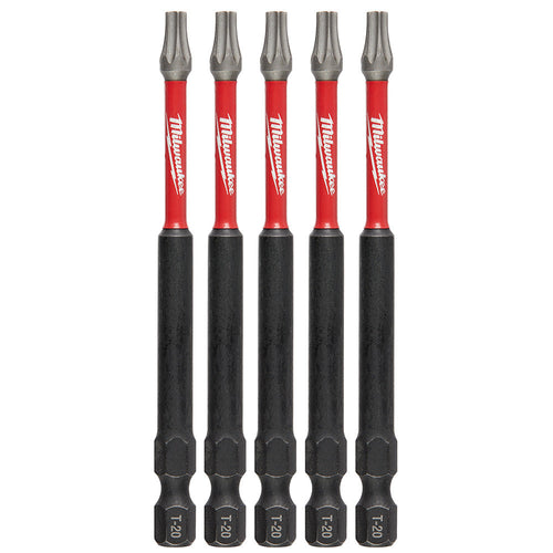 Milwaukee Tool 48-32-4578 (6) 5PK 3-1/2" PWR BIT T20