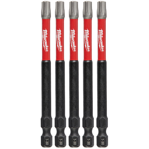 Milwaukee Tool 48-32-4580 (6) 5PK 3-1/2" PWR BIT T30