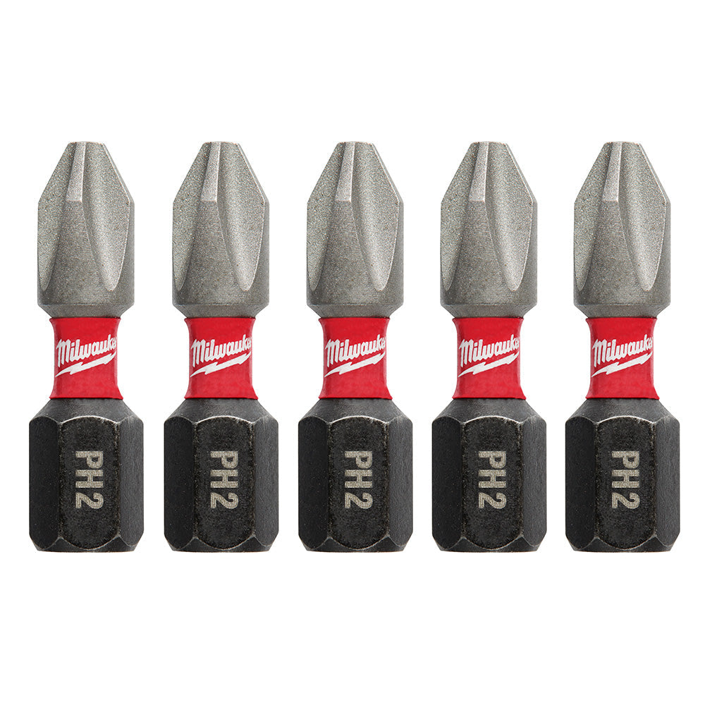 Milwaukee Tool 48-32-4601 5PK 1IN IMPACT BIT PH2