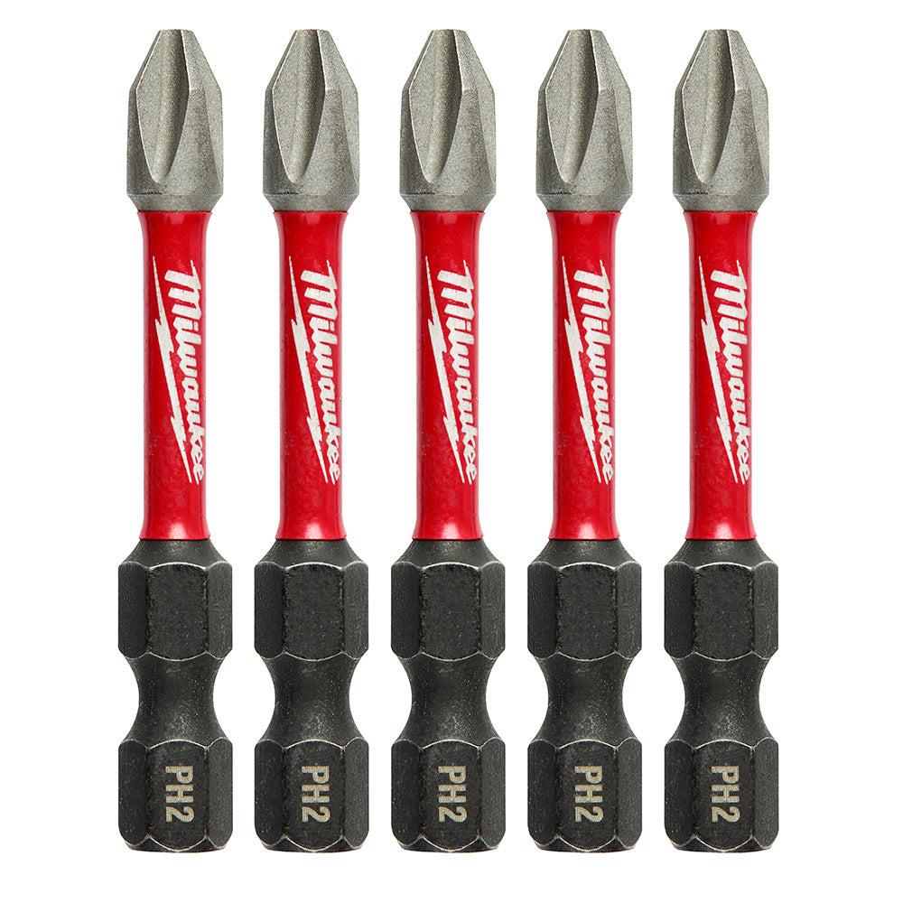 Milwaukee Tool 48-32-4602 5PK 2IN PWR IMPACT BIT PH2