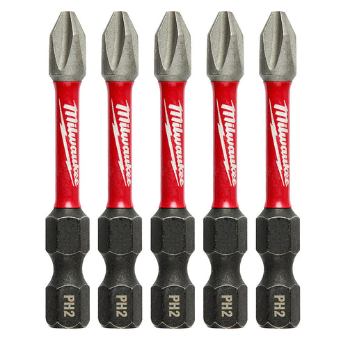 Milwaukee Tool 48-32-4602 5PK 2IN PWR IMPACT BIT PH2