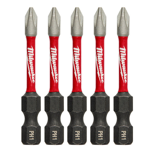 Milwaukee Tool 48-32-4638 (6) 5PK 2IN PWR IMPCT BIT PH1
