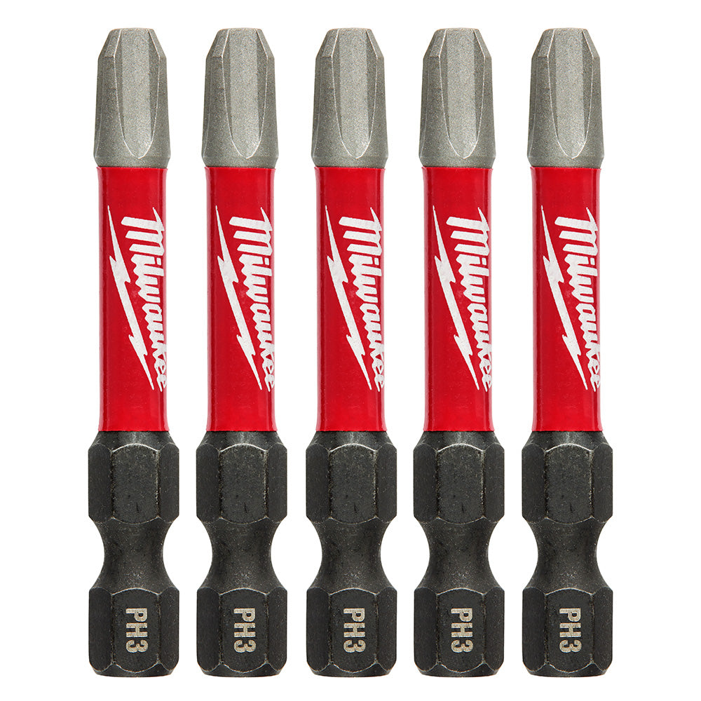 Milwaukee Tool 48-32-4639 (6) 5PK 2IN PWR IMPCT BIT PH3