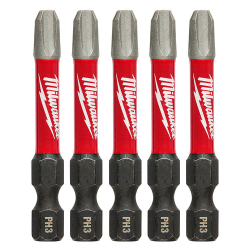 Milwaukee Tool 48-32-4639 (6) 5PK 2IN PWR IMPCT BIT PH3