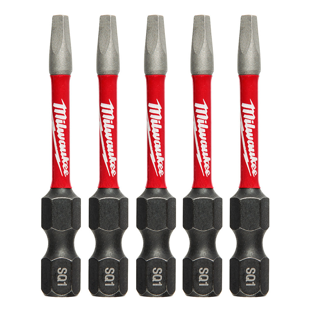 Milwaukee Tool 48-32-4671 5PK 2IN PWR IMPCT BIT SQ1