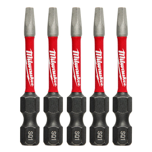 Milwaukee Tool 48-32-4671 5PK 2IN PWR IMPCT BIT SQ1