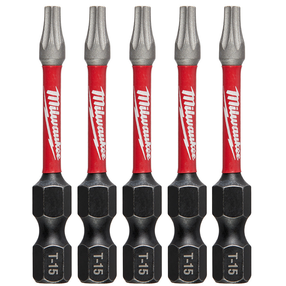 Milwaukee Tool 48-32-4683 (6) 5PK 2IN PWR IMPCT BIT T15