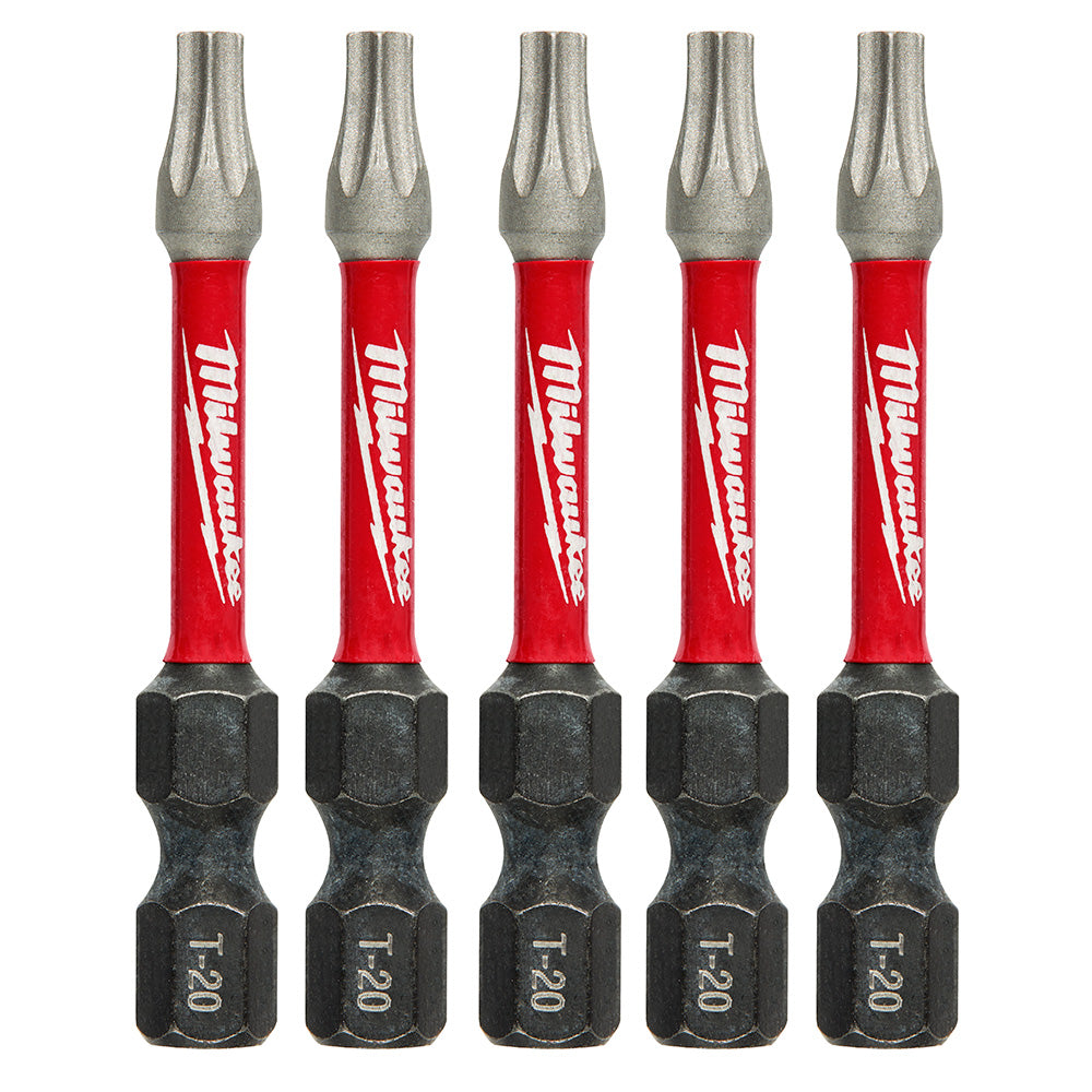 Milwaukee Tool 48-32-4684 (6) 5PK 2IN PWR IMPCT BIT T20