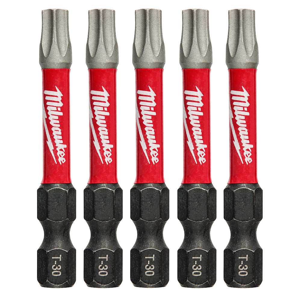 Milwaukee Tool 48-32-4687 (6) 5PK 2IN PWR IMPCT BIT T30
