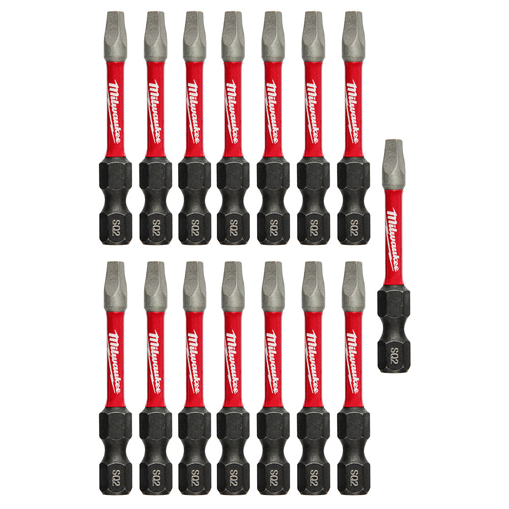 Milwaukee Tool 48-32-5010 15PK 2" PWR BIT SQ2 TICTAC