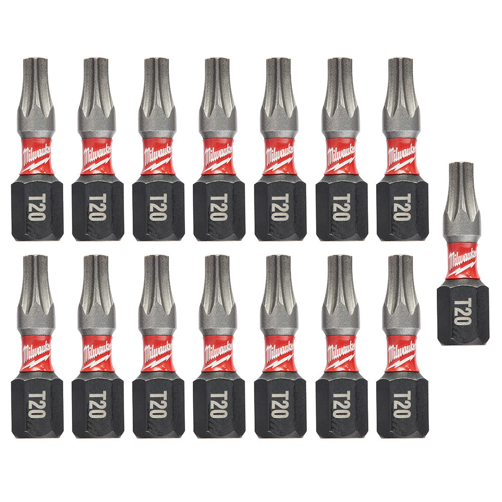 Milwaukee Tool 48-32-5011 15PK INSERT BIT T20 TICTAC