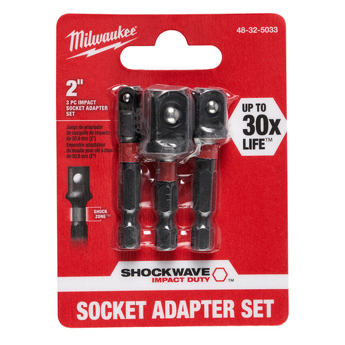 Milwaukee Tool 48-32-5033 3PC SOCKET ADAPTER SET - MPR Tools & Equipment