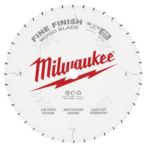 Milwaukee Tool 48-40-0822 (3) 8-1/4" 40T FINE FINISH BL