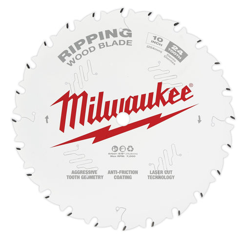 Milwaukee Tool 48-40-1020 10" 24T RIPPING SAW BLADE