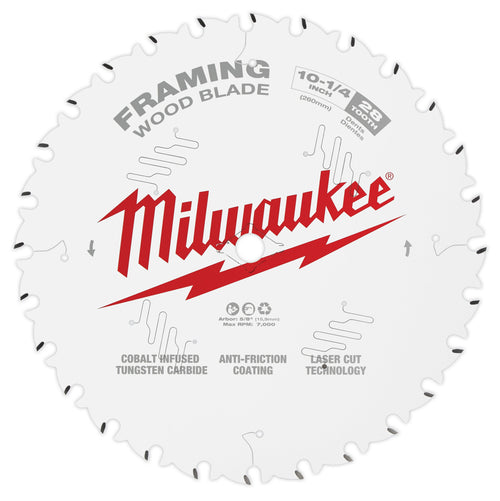 Milwaukee Tool 48-40-1038 10-1/4" 28T FRAMING SAW BLADE