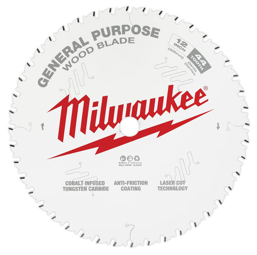 Milwaukee Tool 48-40-1220 12" 44T GEN PURP SAW BLADE