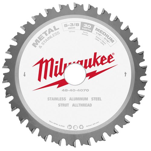 Milwaukee Tool 48-40-4070 5-3/8" 30T METAL CSB, 20MM