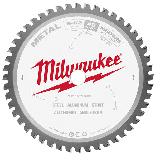 Milwaukee Tool 48-40-4220 6-1/2" 48T METAL CSB, 5/8"