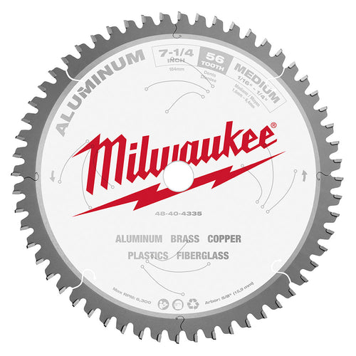 Milwaukee Tool 48-40-4335 7-1/4" 56T ALUMINUM CSB, 5/8"